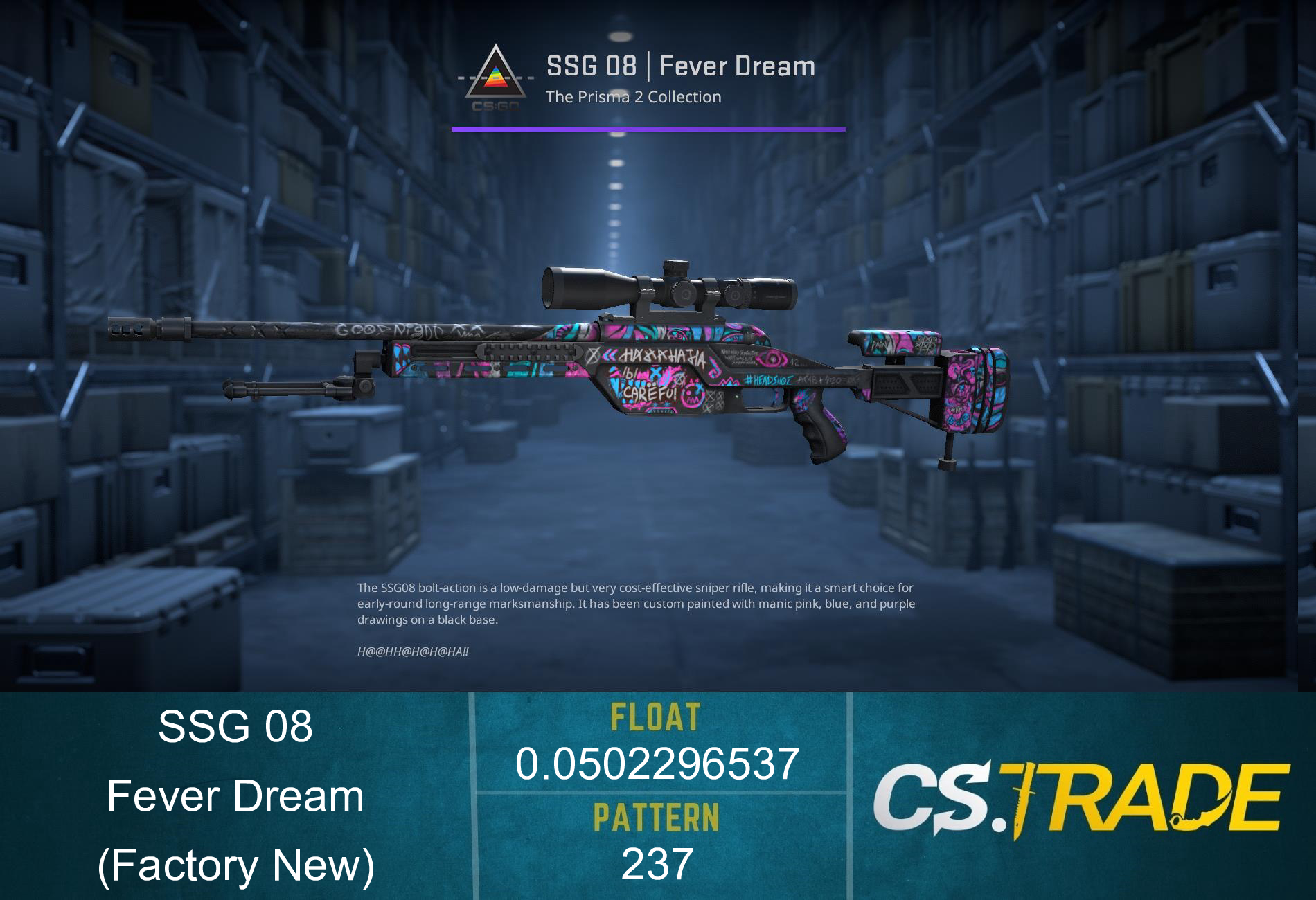 SSG 08 | Fever Dream (Factory New) Screenshot