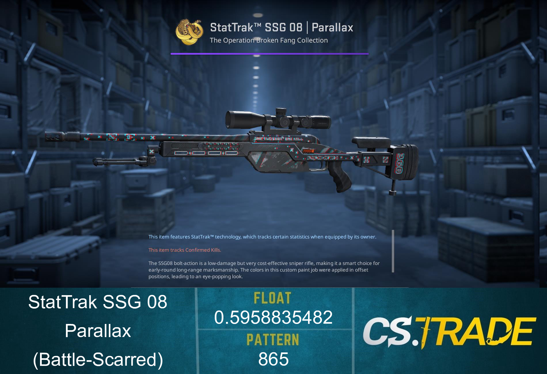 SSG 08 | Parallax (Battle-Scarred) Screenshot