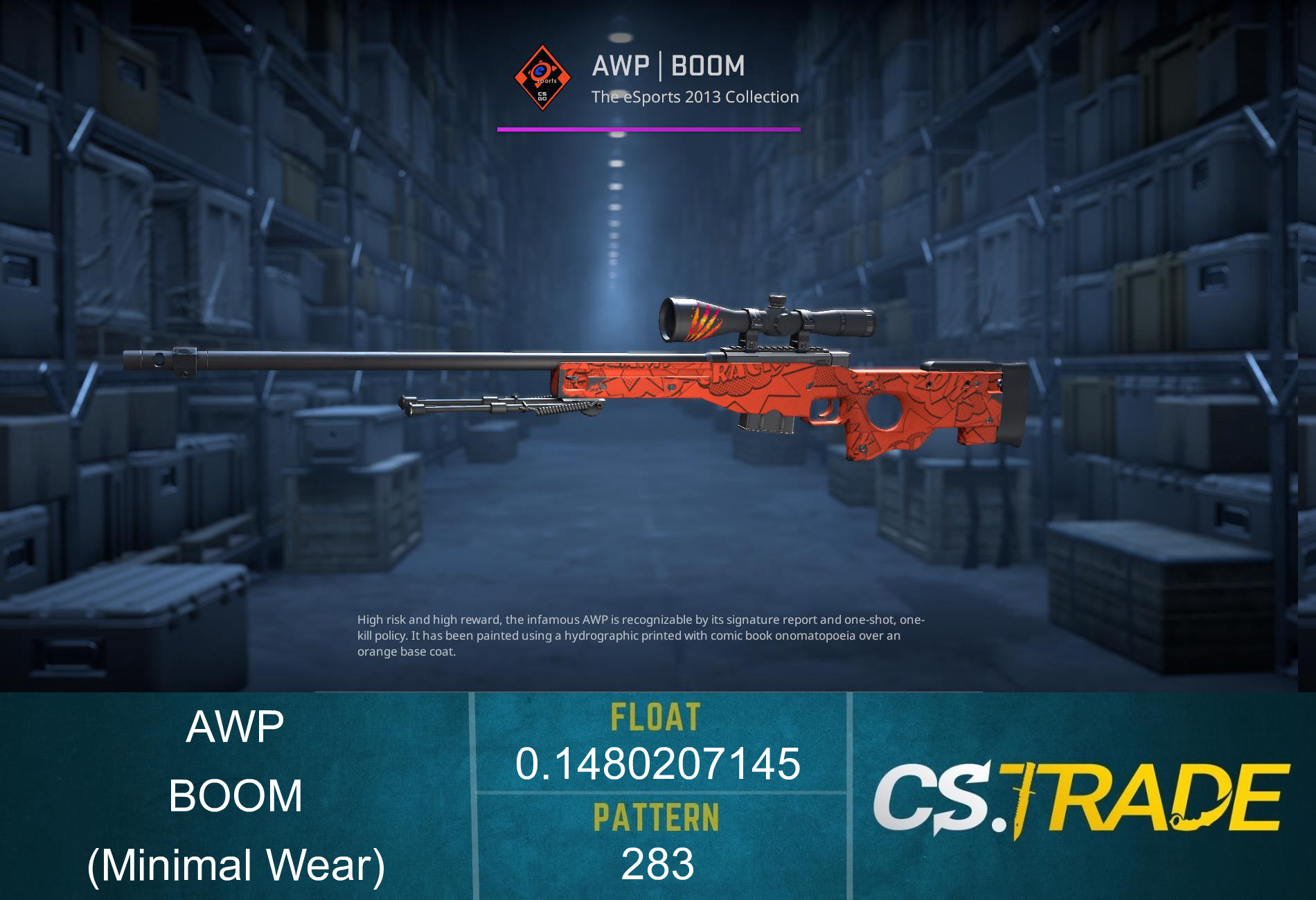AWP | BOOM (Factory New) Screenshot