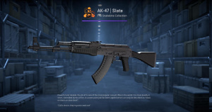 AK-47 | Slate (Minimal Wear) Screenshot