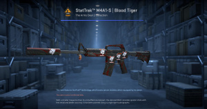 StatTrak™ M4A1-S | Blood Tiger (Minimal Wear) Screenshot