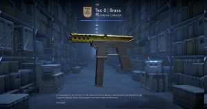 Tec-9 | Brass (Field-Tested) Screenshot