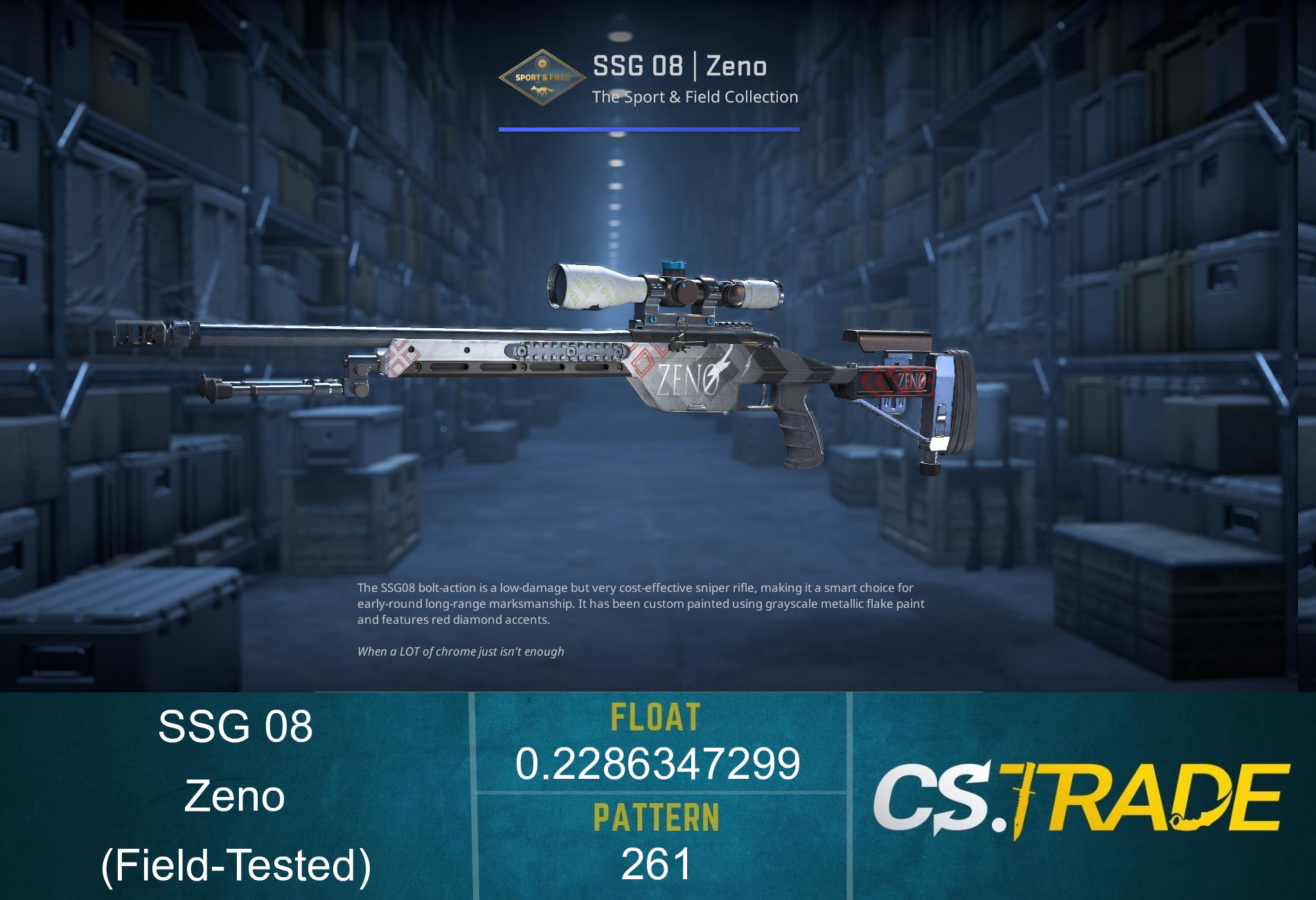 SSG 08 | Zeno (Factory New) Screenshot