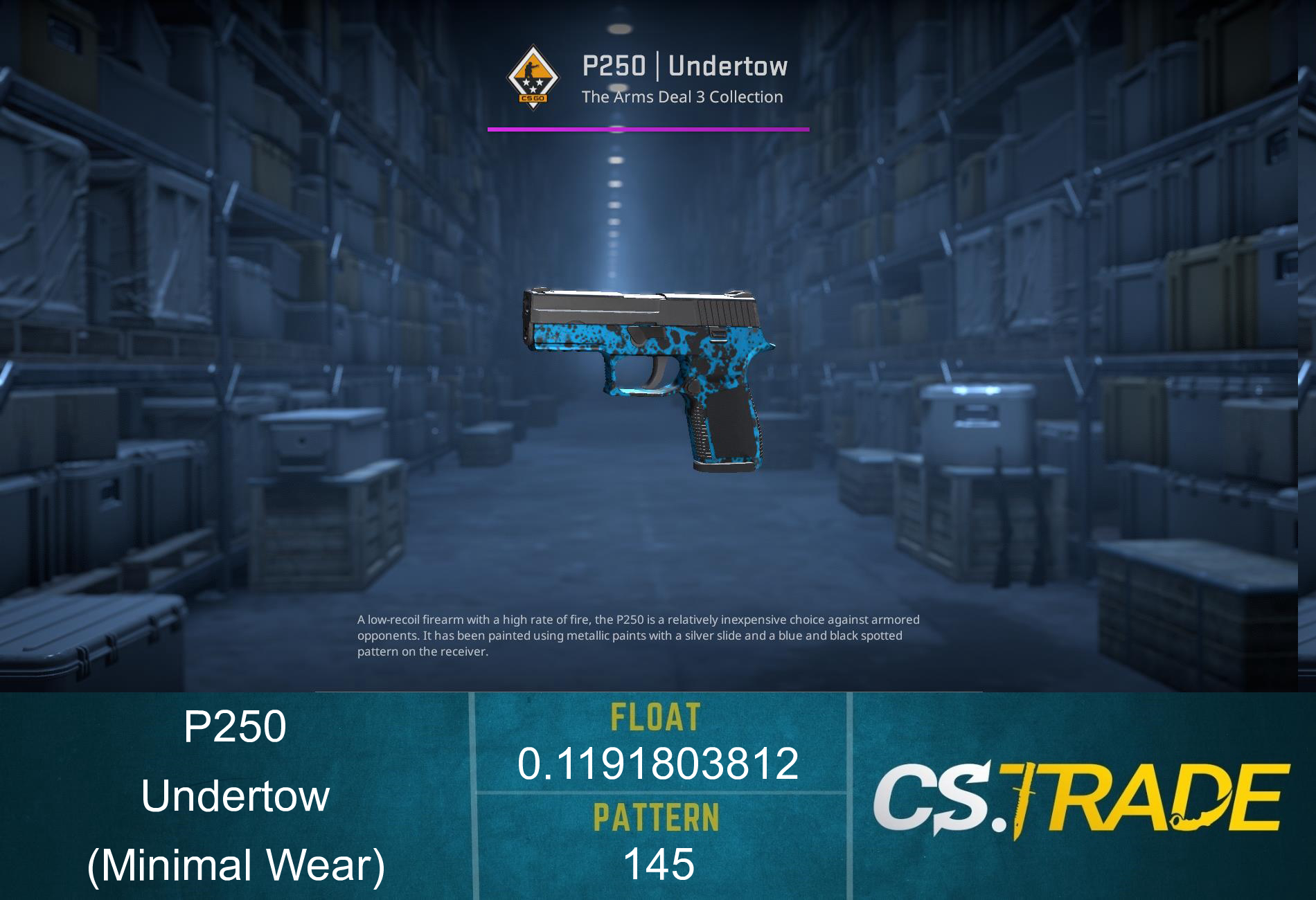 P250 | Undertow (Minimal Wear) Screenshot