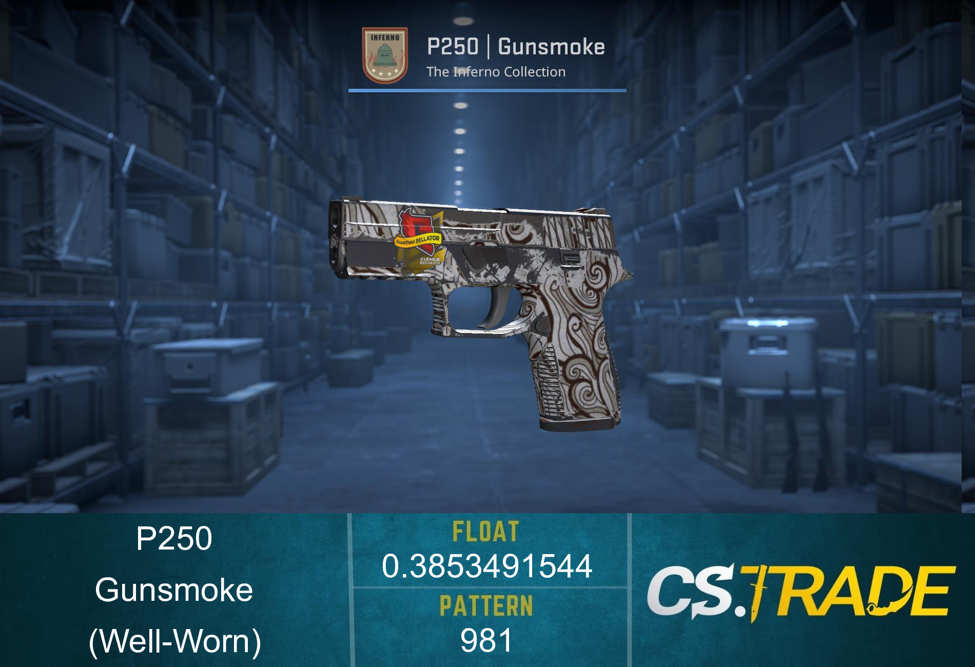 P250 | Gunsmoke (Well-Worn) Screenshot