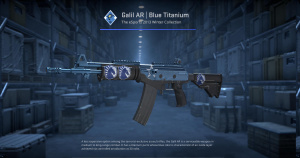 Galil AR | Blue Titanium (Factory New) Screenshot