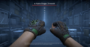 ★ Hydra Gloves | Emerald (Battle-Scarred) Screenshot