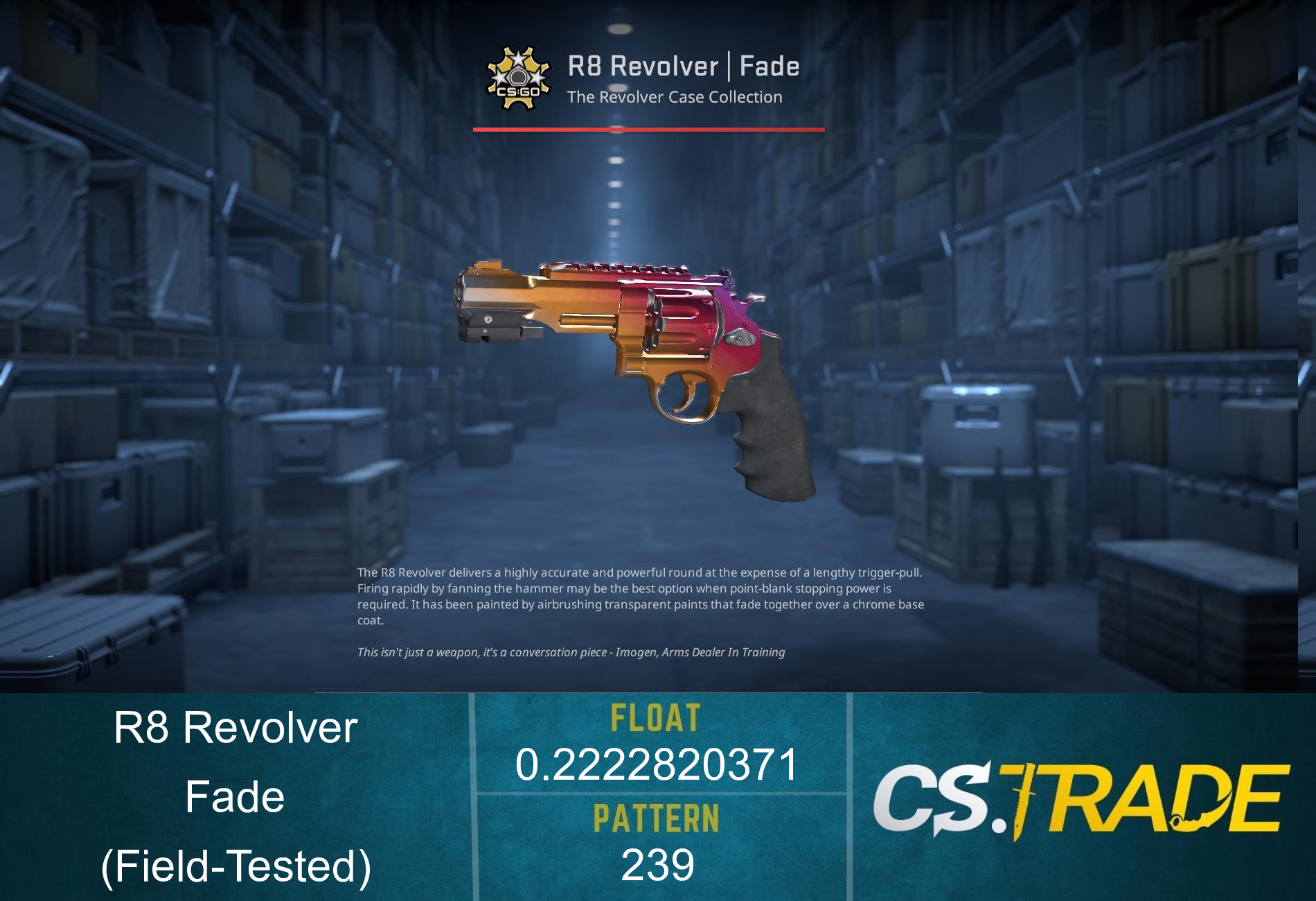 R8 Revolver | Fade (Field-Tested) Screenshot