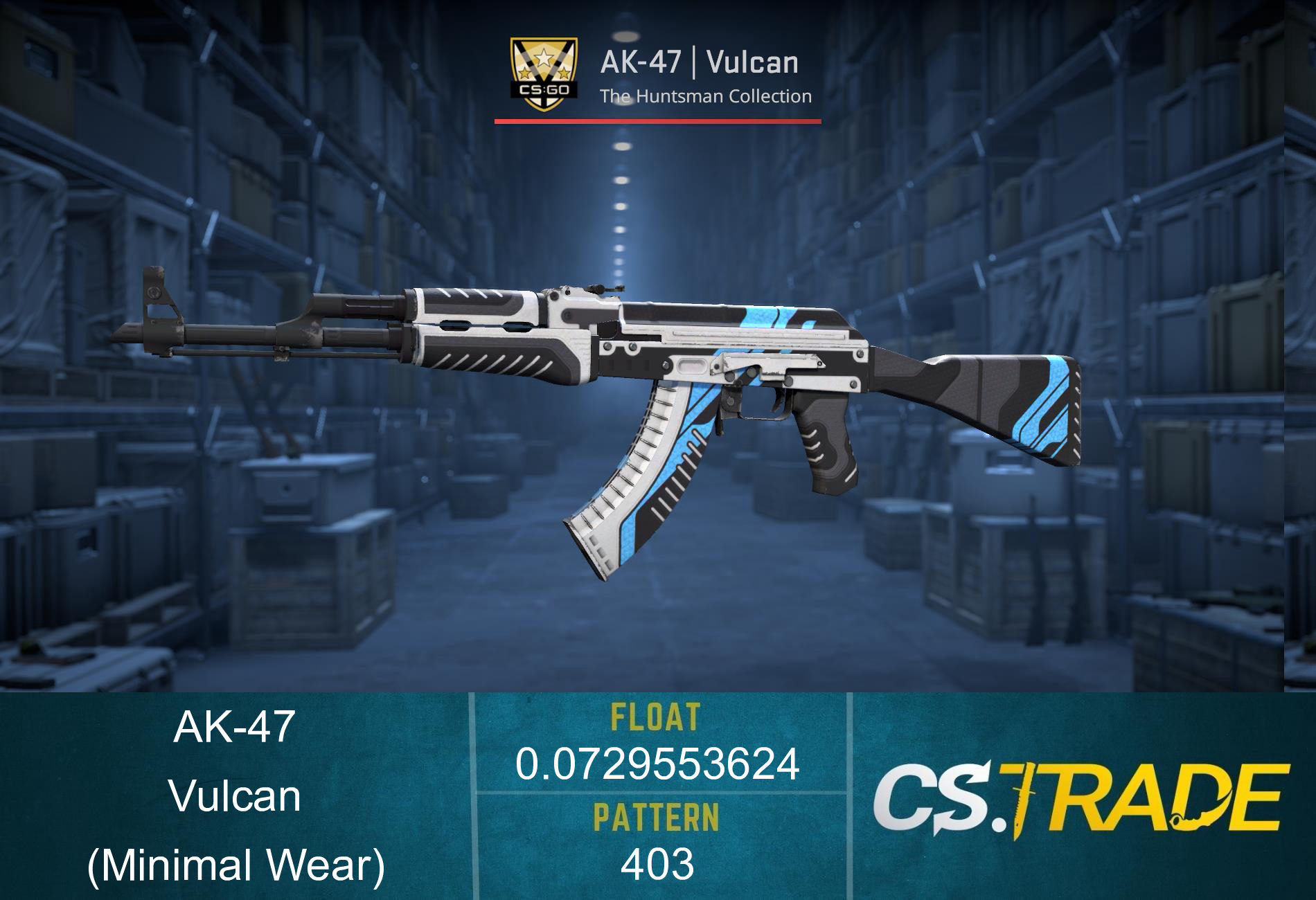 StatTrak™ AK-47 | Vulcan (Minimal Wear) Screenshot