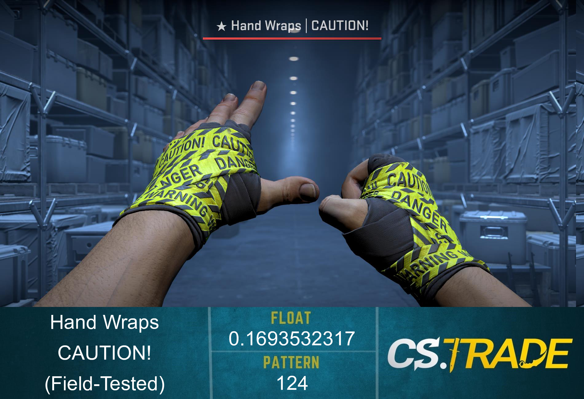 ★ Hand Wraps | CAUTION! (Field-Tested) Screenshot
