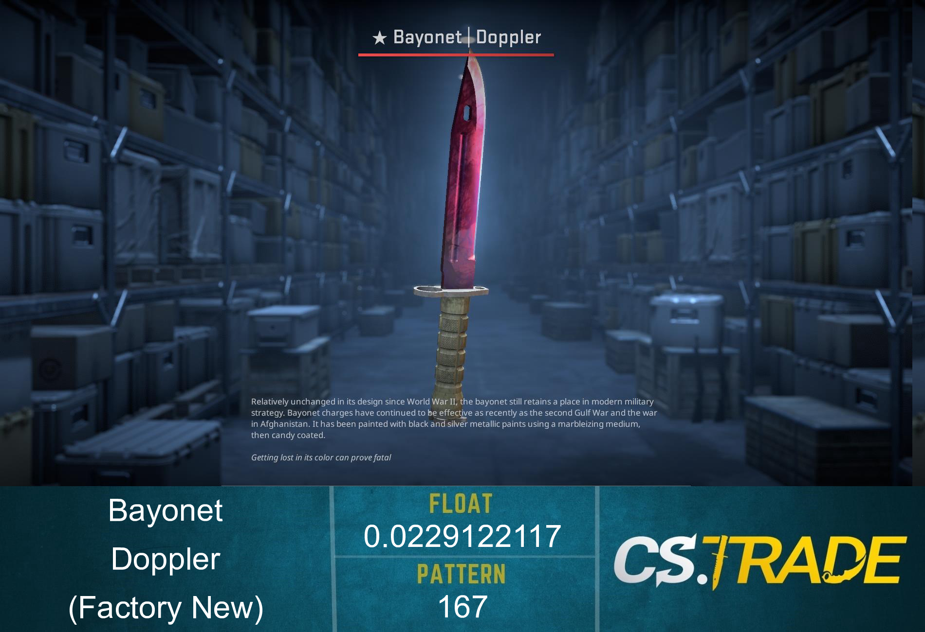 ★ Bayonet | Doppler (Factory New) Screenshot