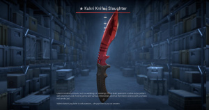 ★ Kukri Knife | Slaughter (Field-Tested) Screenshot