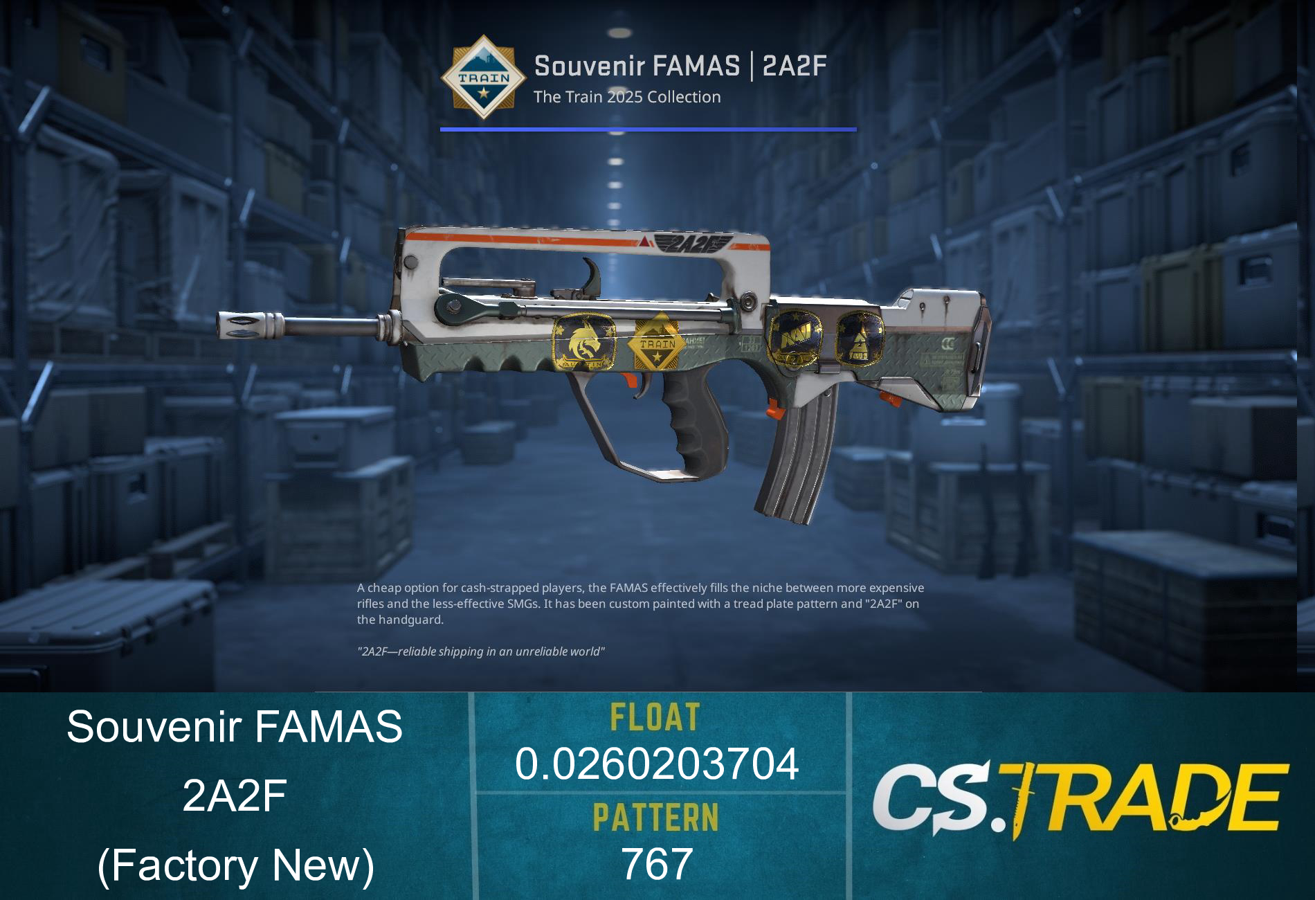 FAMAS | 2A2F (Factory New) Screenshot