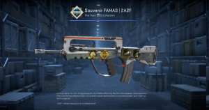 Souvenir FAMAS | 2A2F (Factory New) Screenshot