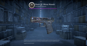 Glock-18 | Mirror Mosaic (Well-Worn) Screenshot