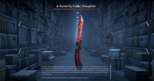 ★ Butterfly Knife | Slaughter (Field-Tested) Screenshot