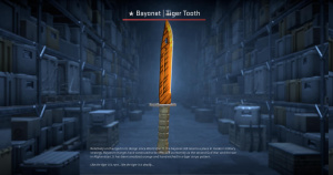★ Bayonet | Tiger Tooth (Factory New) Screenshot