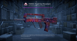 FAMAS | Rapid Eye Movement (Factory New) Screenshot