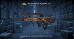 StatTrak™ FAMAS | Eye of Athena (Battle-Scarred) Screenshot