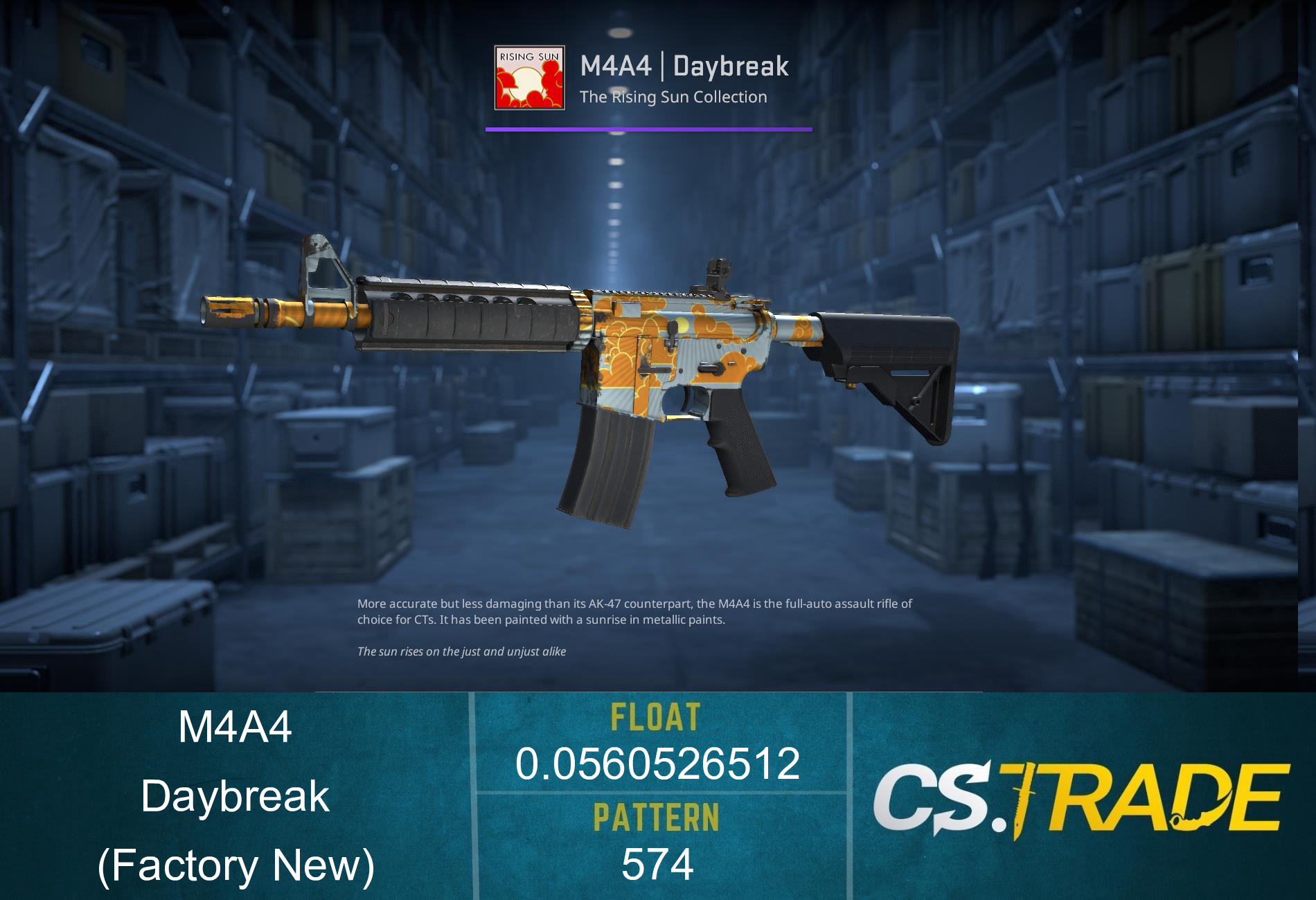 M4A4 | Daybreak (Field-Tested) Screenshot