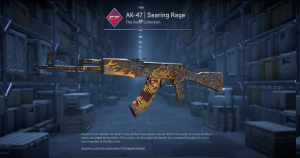 AK-47 | Searing Rage (Field-Tested) Screenshot