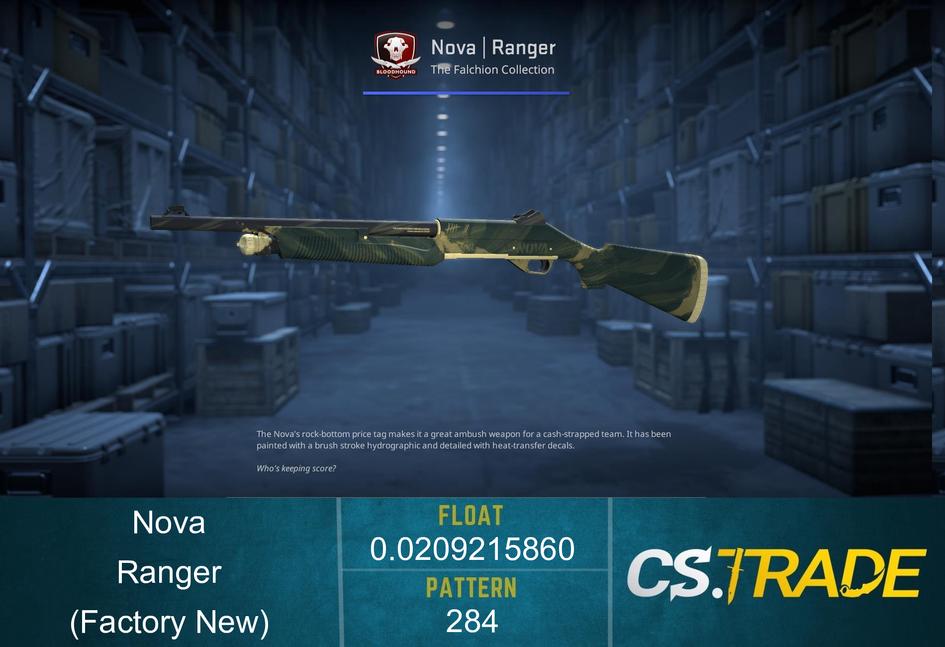 Nova | Ranger (Factory New) Screenshot