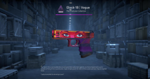 Glock-18 | Vogue (Field-Tested) Screenshot