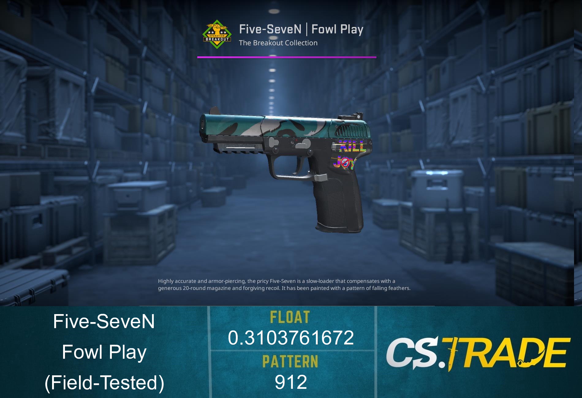 Five-SeveN | Fowl Play (Field-Tested) Screenshot