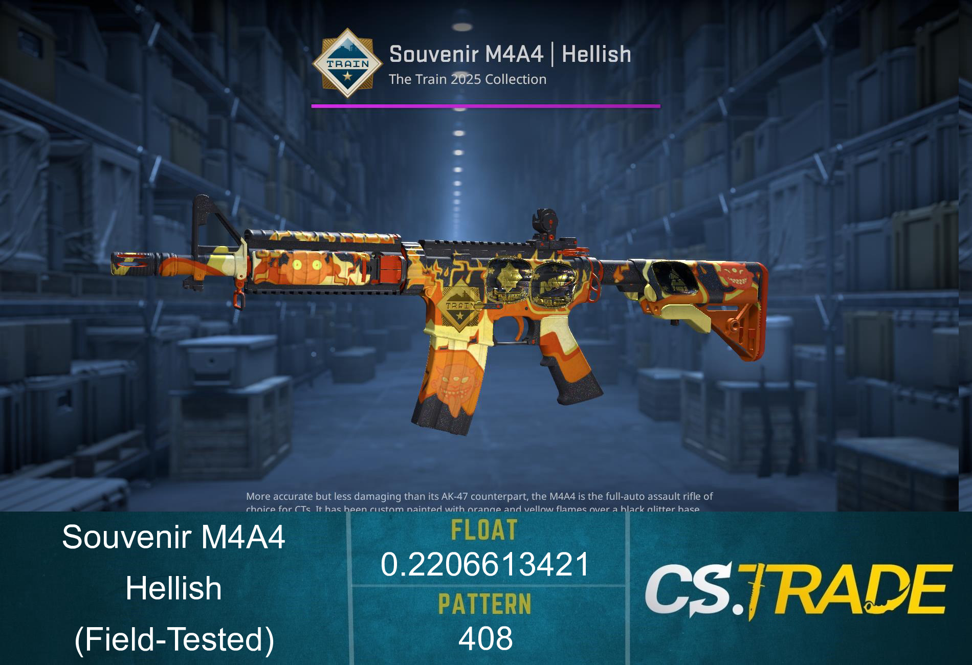 M4A4 | Hellish (Field-Tested) Screenshot