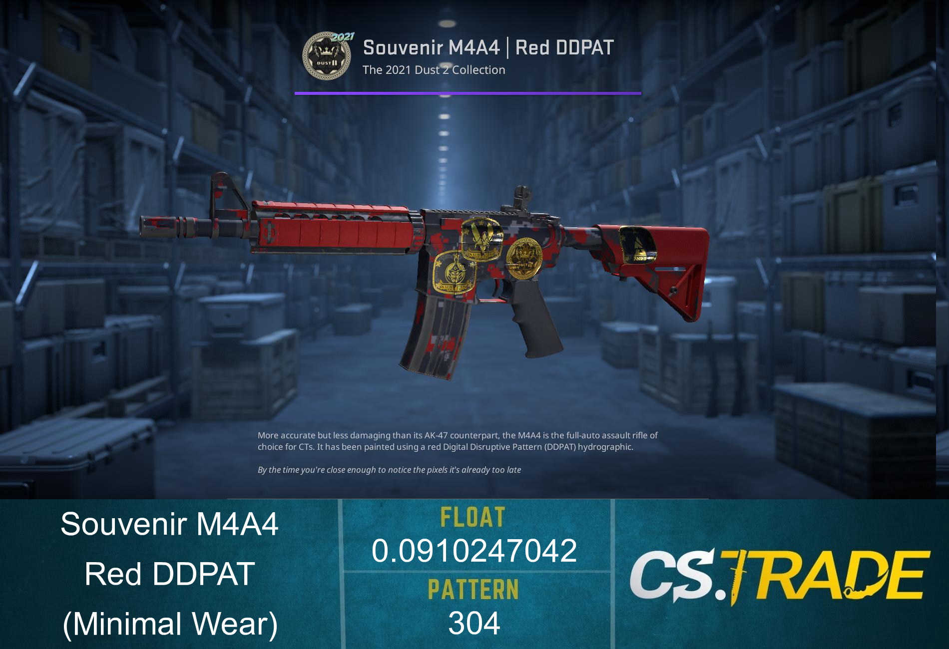 M4A4 | Red DDPAT (Factory New) Screenshot