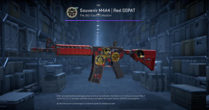 Souvenir M4A4 | Red DDPAT (Minimal Wear) Screenshot