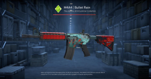 M4A4 | Bullet Rain (Field-Tested) Screenshot