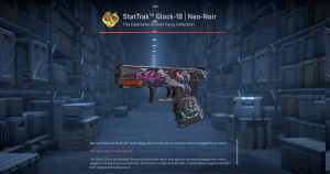 StatTrak™ Glock-18 | Neo-Noir (Battle-Scarred) Screenshot