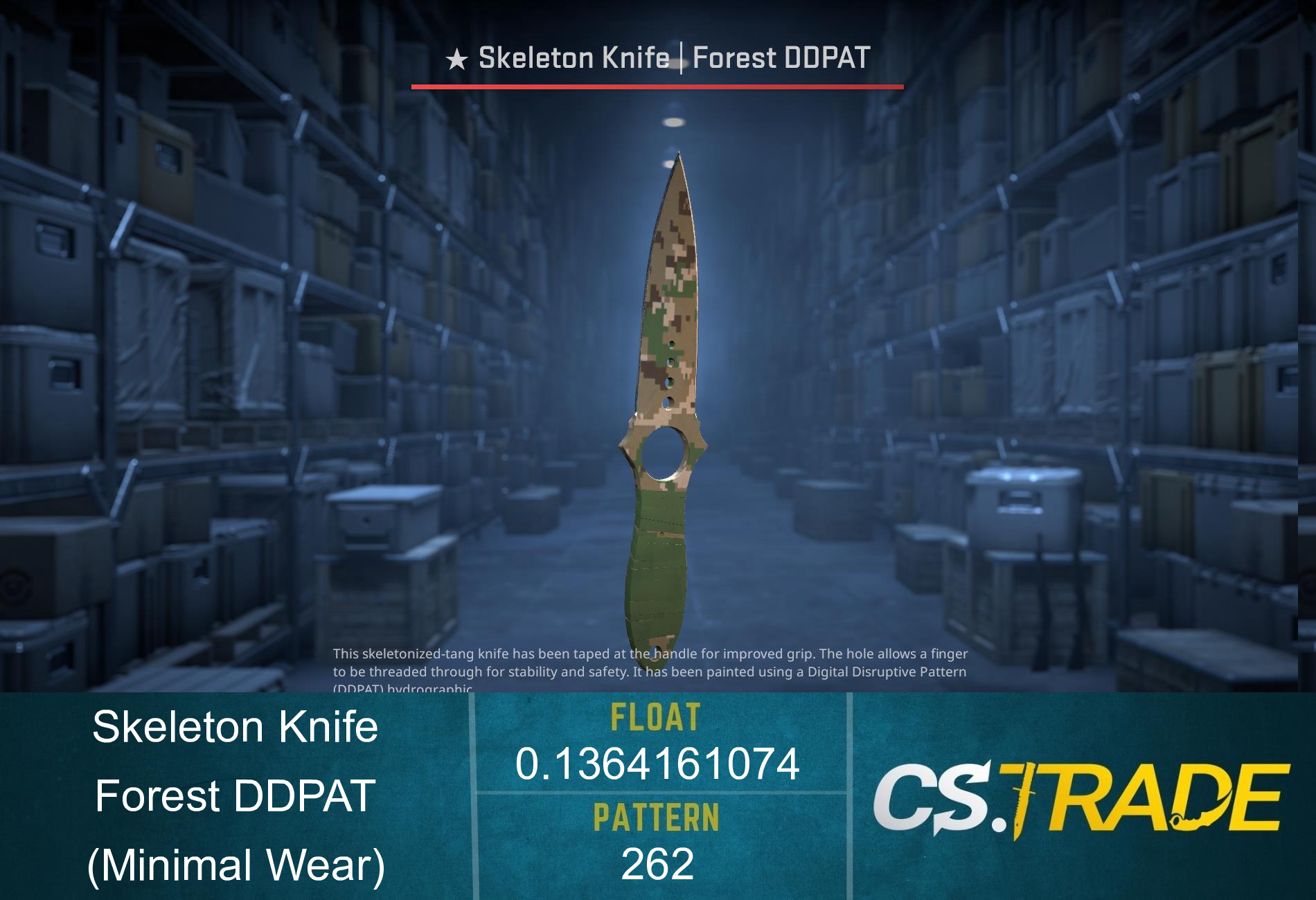 ★ Skeleton Knife | Forest DDPAT (Minimal Wear) Screenshot