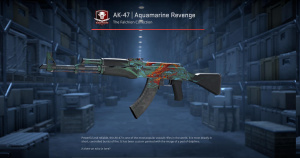 AK-47 | Aquamarine Revenge (Battle-Scarred) Screenshot