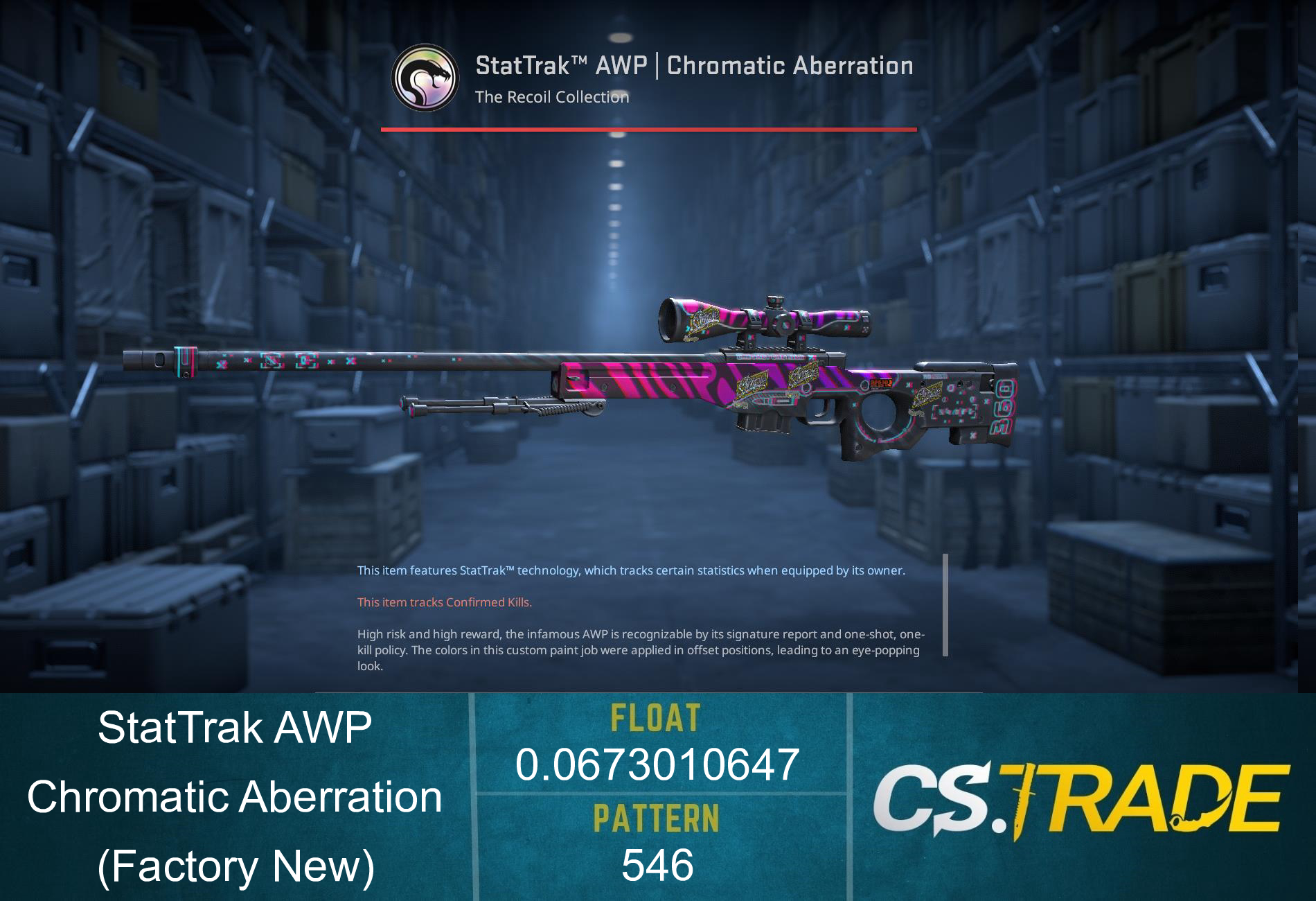 AWP | Chromatic Aberration (Factory New) Screenshot