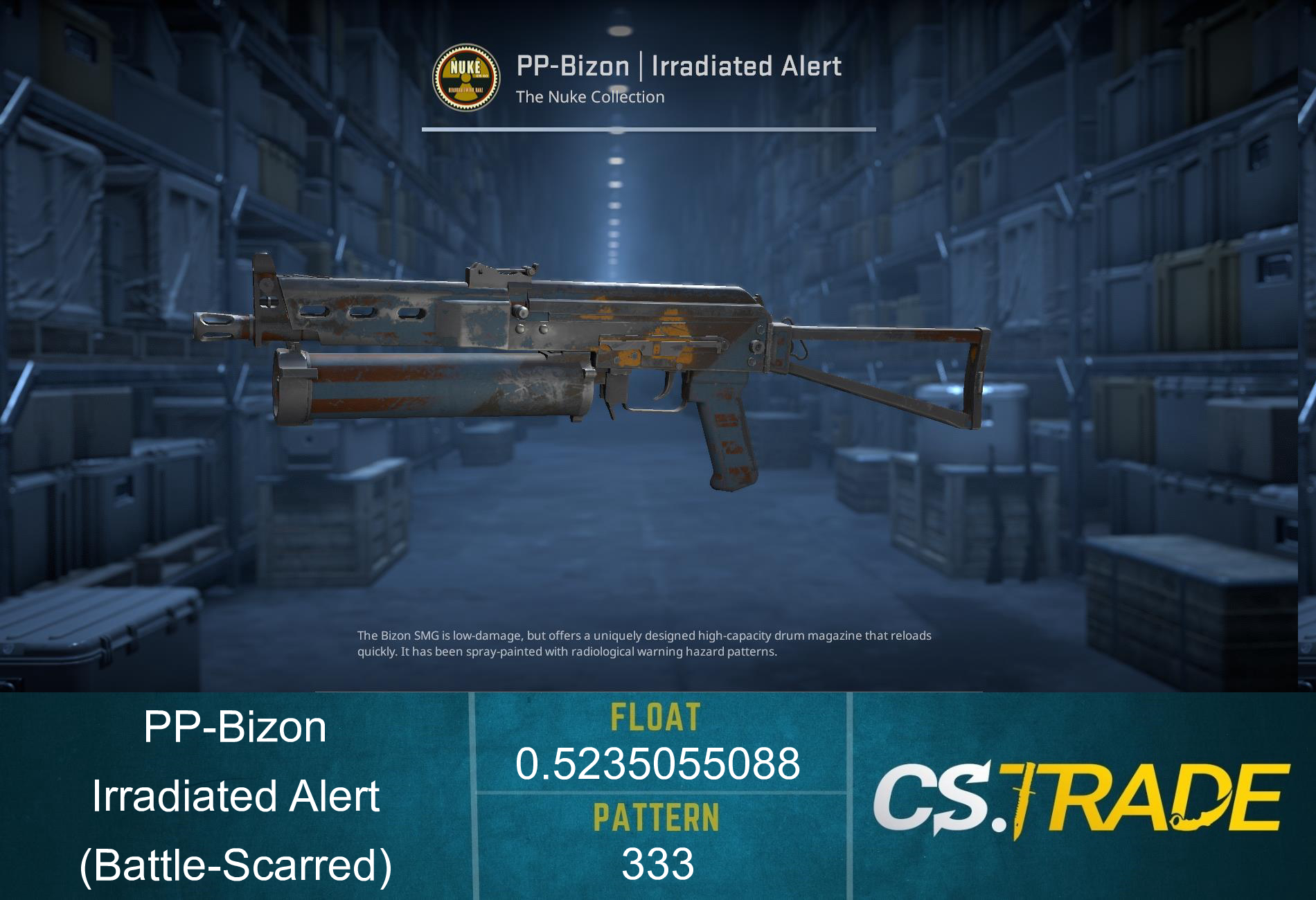 PP-Bizon | Irradiated Alert (Battle-Scarred) Screenshot