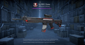 SG 553 | Cyrex (Battle-Scarred) Screenshot