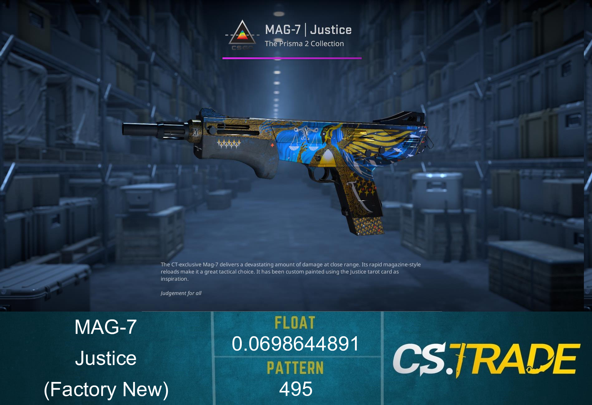 MAG-7 | Justice (Factory New) Screenshot