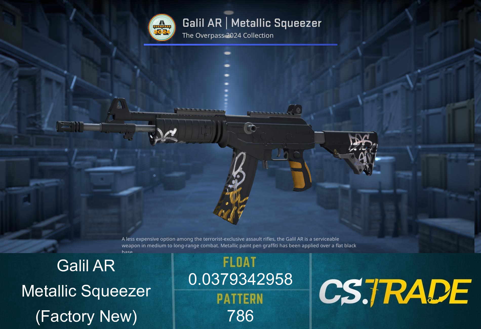 Galil AR | Metallic Squeezer (Factory New) Screenshot
