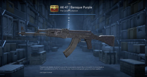 AK-47 | Baroque Purple (Battle-Scarred) Screenshot