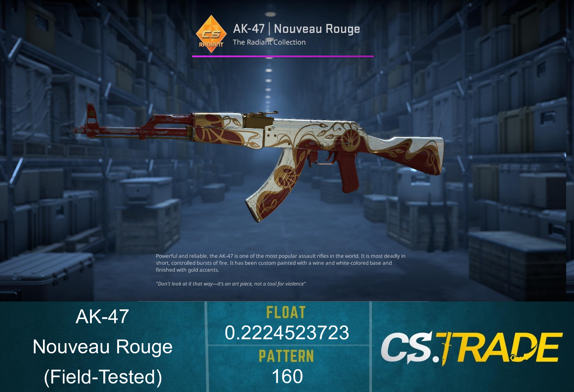 AK-47 | Nouveau Rouge (Field-Tested) Screenshot