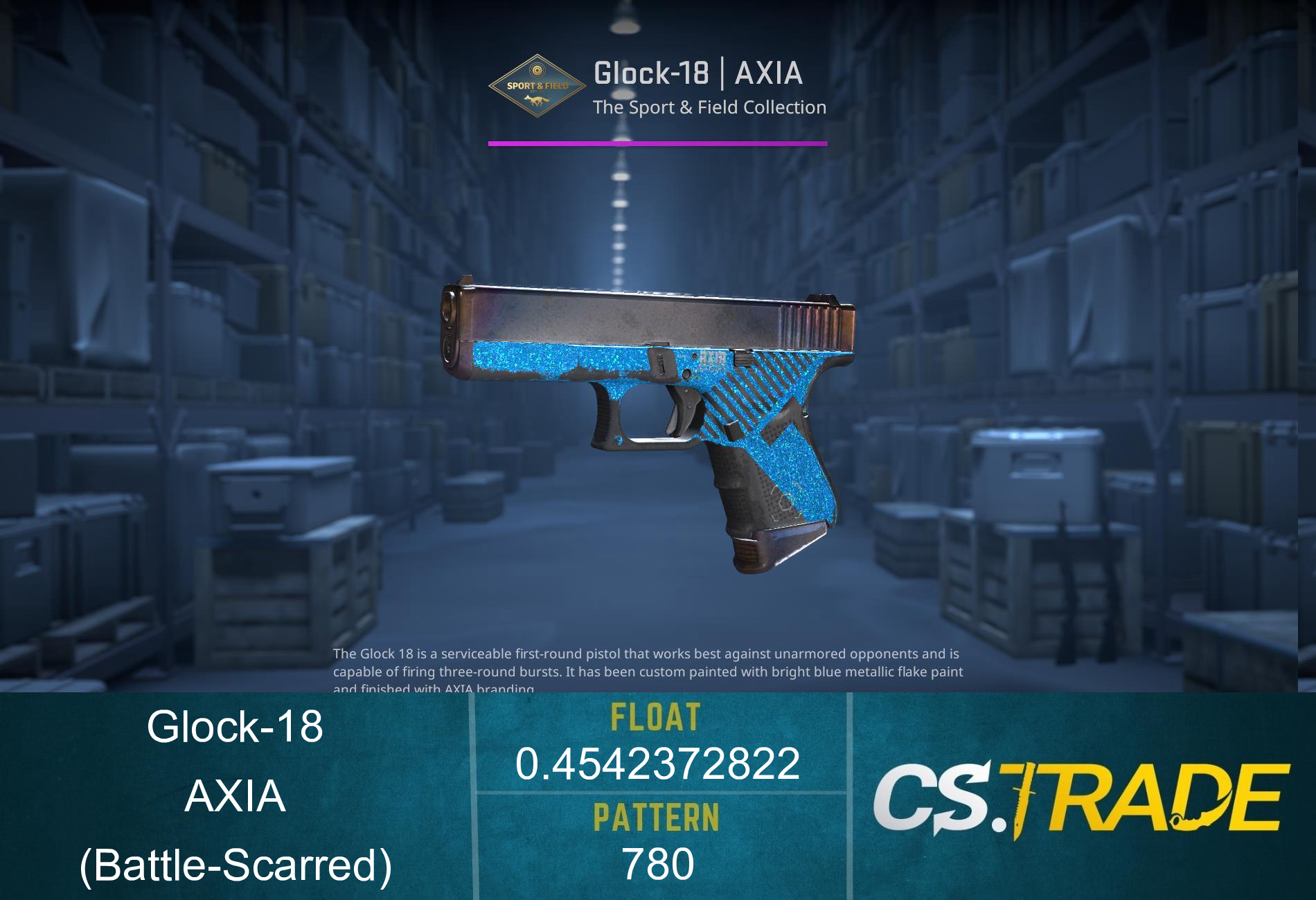 Glock-18 | AXIA (Battle-Scarred) Screenshot
