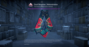 Dual Berettas | Melondrama (Well-Worn) Screenshot