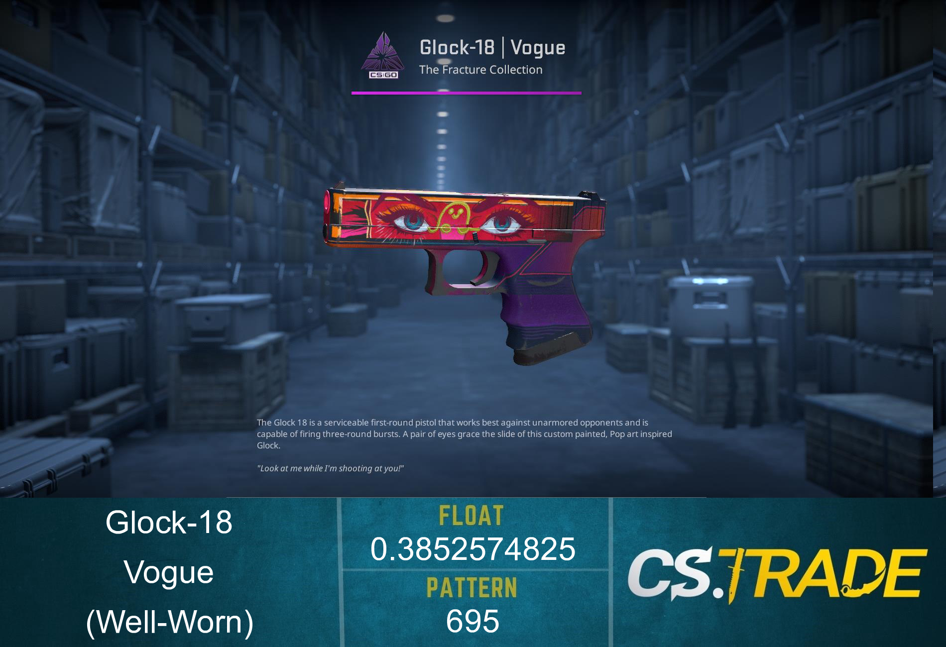 Glock-18 | Vogue (Well-Worn) Screenshot