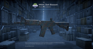M4A4 | Dark Blossom (Minimal Wear) Screenshot