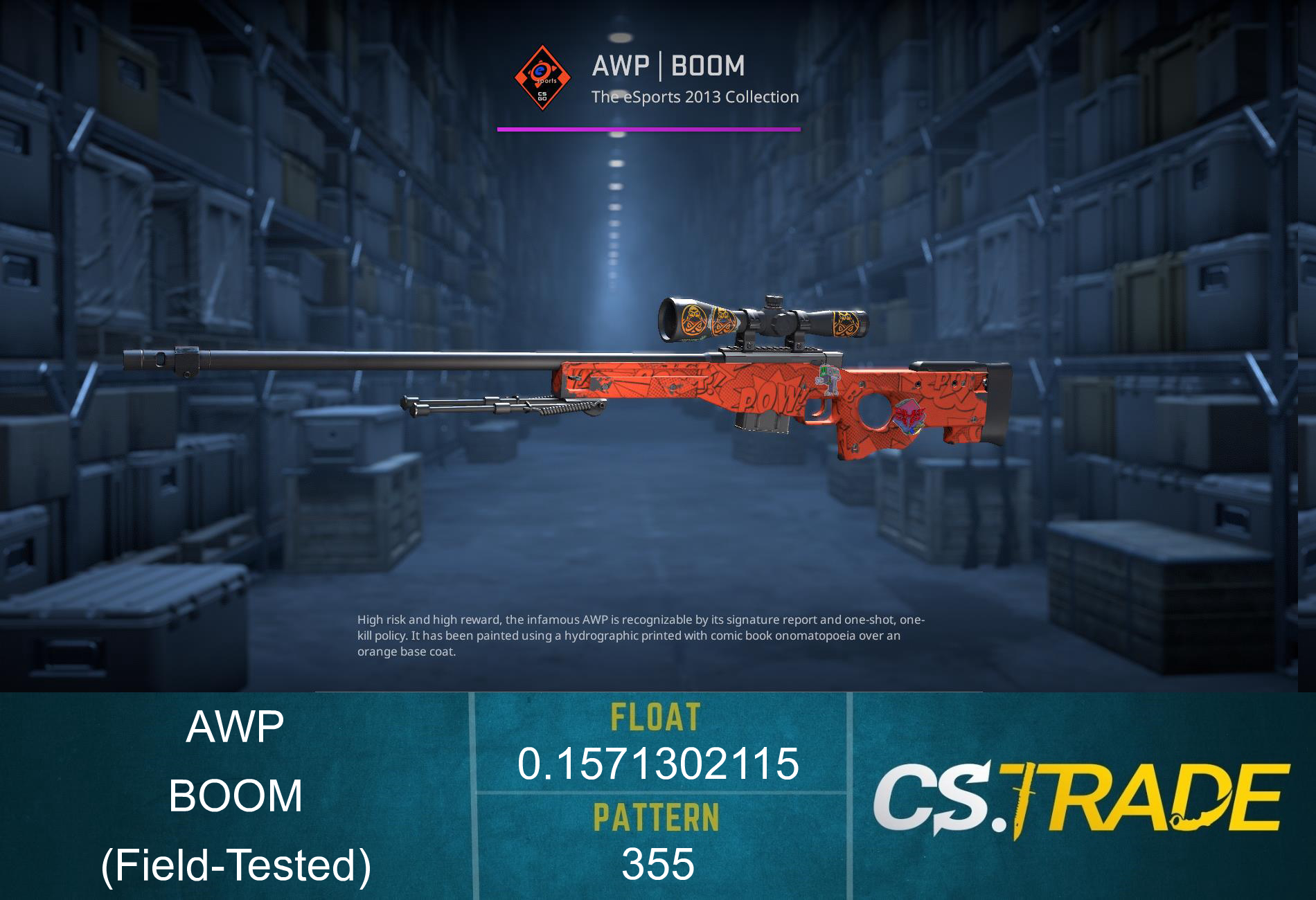 AWP | BOOM (Field-Tested) Screenshot