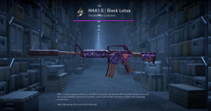 M4A1-S | Black Lotus (Battle-Scarred) Screenshot