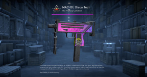 MAC-10 | Disco Tech (Battle-Scarred) Screenshot