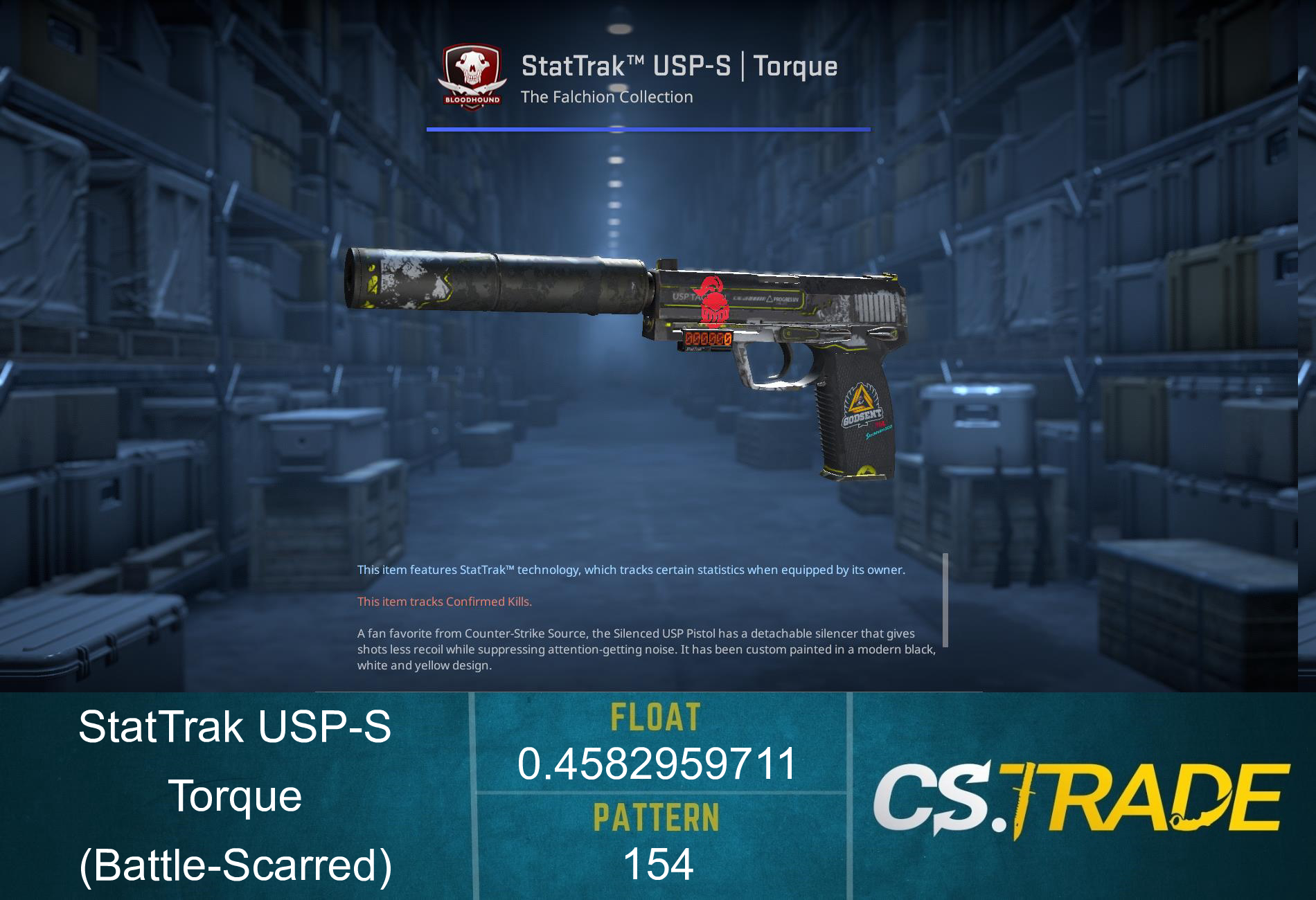 USP-S | Torque (Battle-Scarred) Screenshot